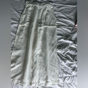 Young Fabulous & Broke YBF Wide Leg linen pants, ivory, size medium
